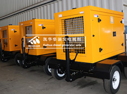 某一长期合作的公司采购我司370台静音发电机组